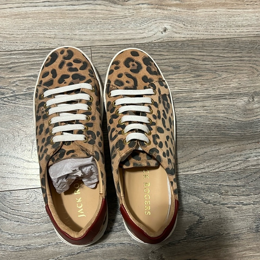 Jack Rogers 6.5 Leopard Shoes